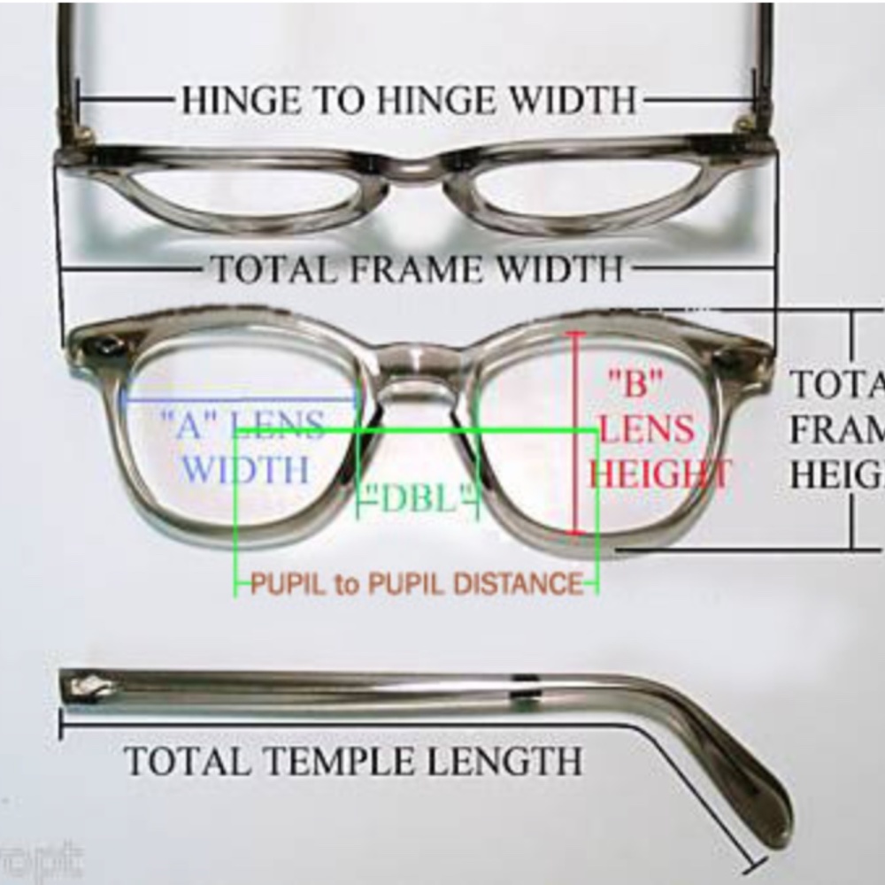 Red Men's Rectangular Metal Eyeglass Frames - image 14